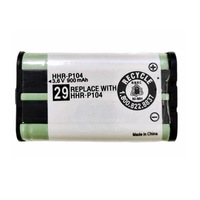 HHR P104 Cordless Phone Battery 3.6V - HHRP104 For Panasonic And More Devices