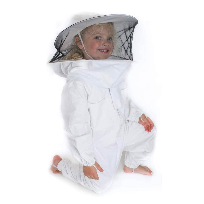 Buy Kids Beekeeping Suit Children's Bee Keeping Outfit Veil Cotton ...