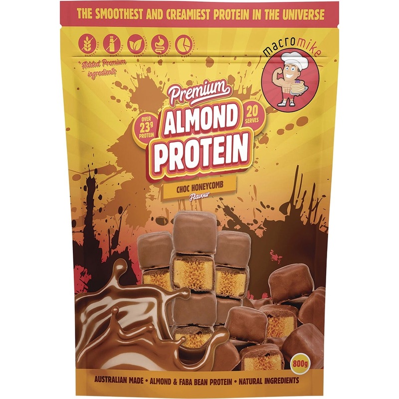 Buy MACRO MIKE Premium Almond Protein Choc 800g MyDeal