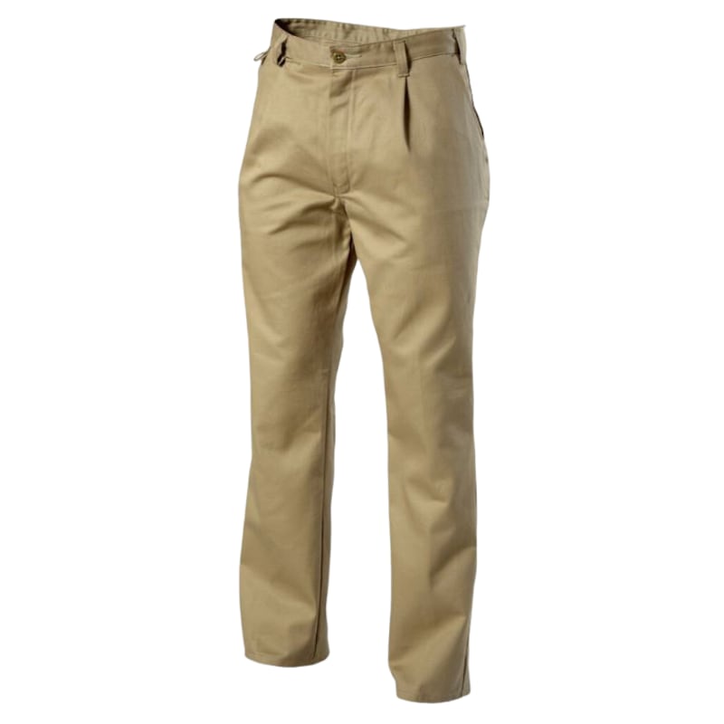 Buy Mens Hard Yakka Drill Work Pant Cotton Khaki Pants Y02501 - MyDeal