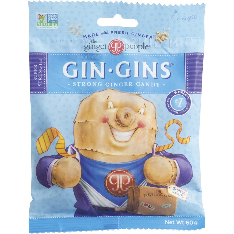 Buy The Ginger People Gin Gins Ginger Candy Bag Super Strength 12x60g