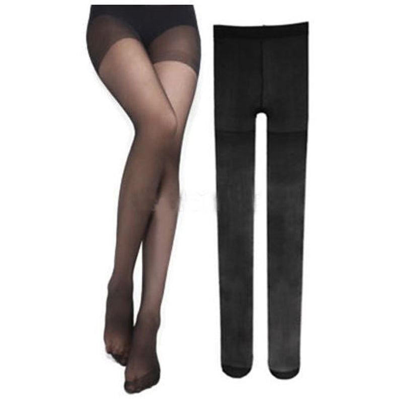 Black Faux Stockings With Lock & Key Wrapping Chain - Pantyhose (Tights) :  : Clothing, Shoes & Accessories