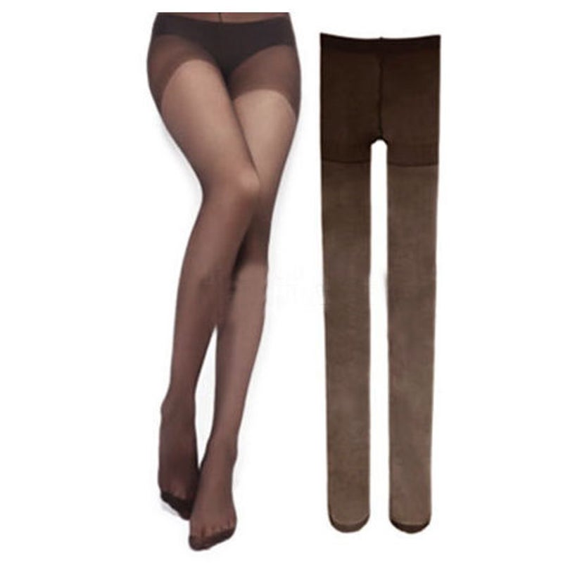 Womens Transparent Light Pantyhose Stockings Tights ~ Black , Dark