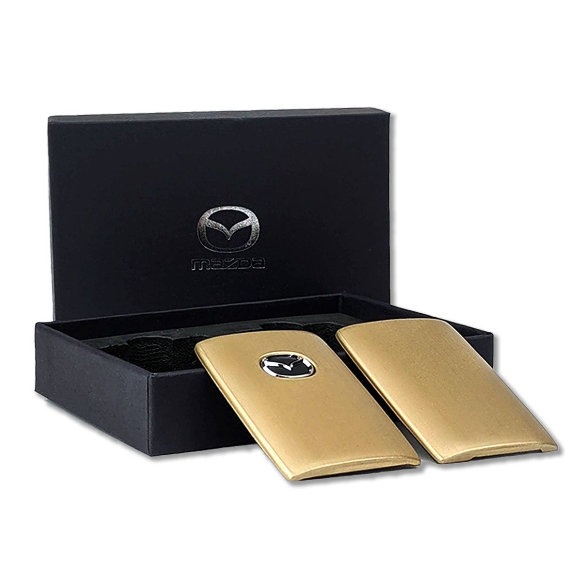 Genuine Mazda Brushed Gold Coloured Car Key Shell Case MZDAACKFR