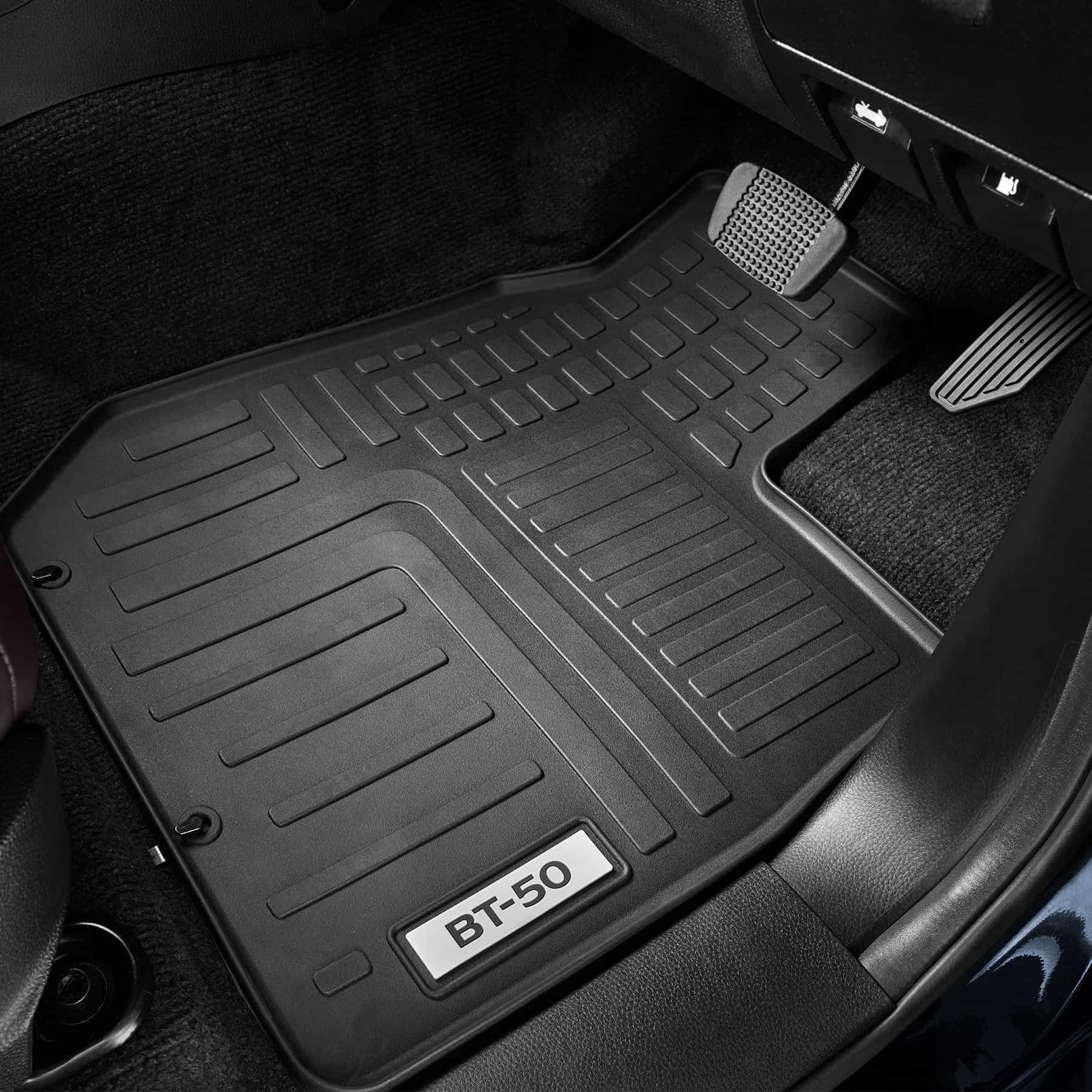 Genuine Mazda BT-50 Rubber Floor Mats Set Dual Cab TF11ACRFMD TF ZW 07/2020