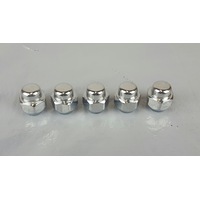 Genuine Mazda Chrome Wheel Nuts x 5 Alloy wheels B002-37-160B