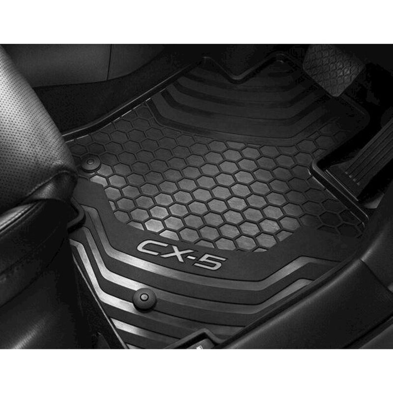 Genuine Mazda CX-5 KE Rubber Floor Mats Set of 4 2012 - 01/2017 KE11ACFMR | Buy Car Floor Mats Best Floor Mats For Mazda Cx 5