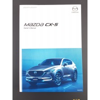 Genuine Mazda CX-5 Owners Manual KF CX5 Original Publication 2017 - Current