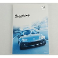 Genuine Mazda MX-5 NC Series 1 Owners Manual MX5 2005 - 2008 8W87-EO-06K