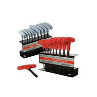 20 Pcs T Handle Hex Key Set Metric & SAE Imperial Allen Wrench Allan Keys