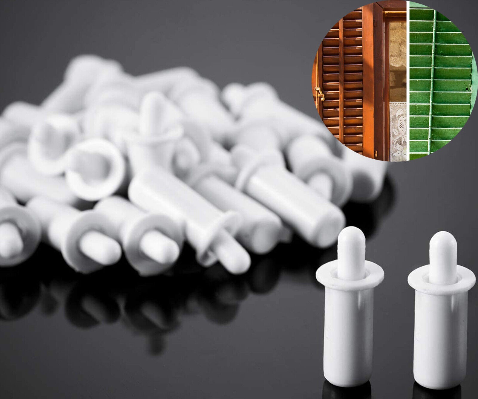 Kit De Réparation 40 Pins Pour Volets - Pins à Ressort Pour Plantation Shutters