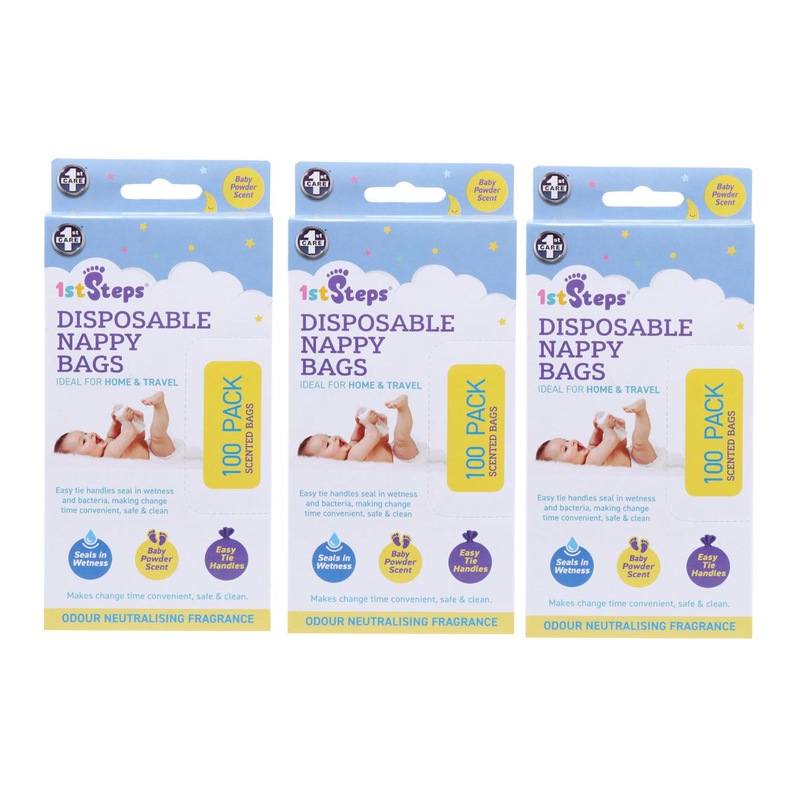 Buy 300x Disposable Nappy Bags Scented Diaper Change Baby Powder Travel