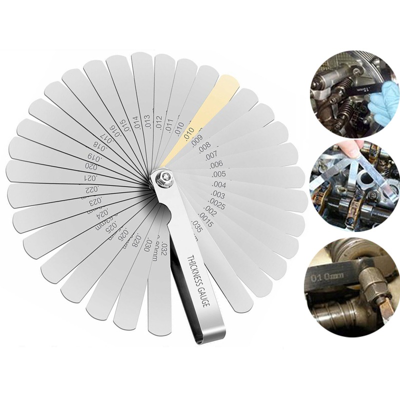 Buy 32 Blade Feeler Gauge Dual Marked MM/Inch Thickness Gap Metric