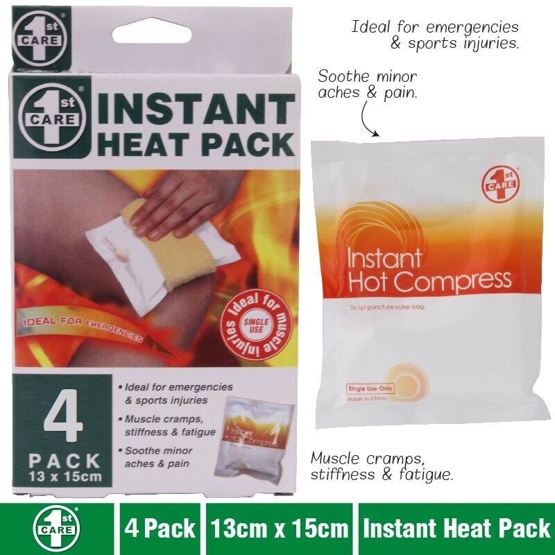 Buy 4 x Instant Heat Pack MyDeal