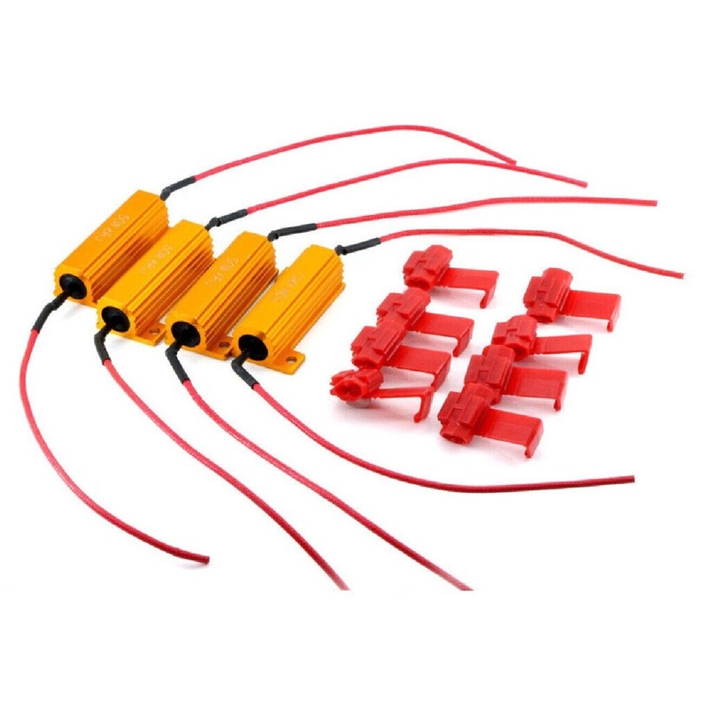 Buy 4X 12V 50W 6 LED Load Resistor Indicator Flash Rate Relay Bulbs