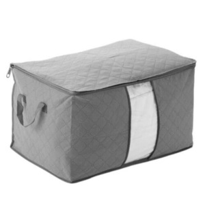 4x Large Clothes Quilt Blanket Storage Bag Fabric Home Organizer Zipper Box Bags