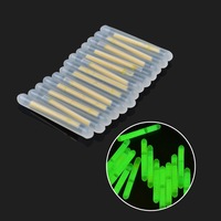 50x Chemical Light Fishing Fluorescent Glow Sticks Clip On the Rod Tip
