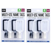8X Luggage Tag Travel ID Tags Address Name Label Bag School Backpack Multi-Use