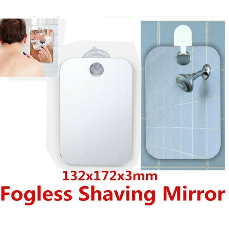 Buy AntiFog Fog Free Shower Mirror Fogless Shaving Shave Mirror