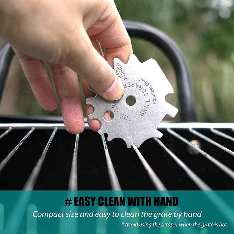 BBQ Grill Scraper Stocking Stuffers - Grate Grilling and Bottle Opener