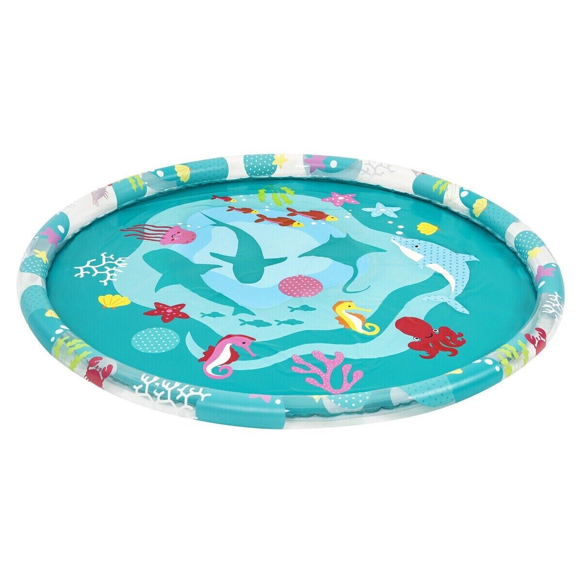 Buy Bestway Marine Life Kids Water Splash Mat Sprinkler Pad Portable ...