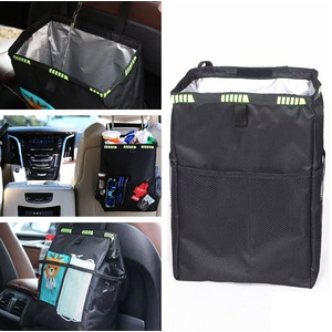 Car Waterproof Trash Bag Litter Bin Can Garbage Seat Organizer Storage Box
