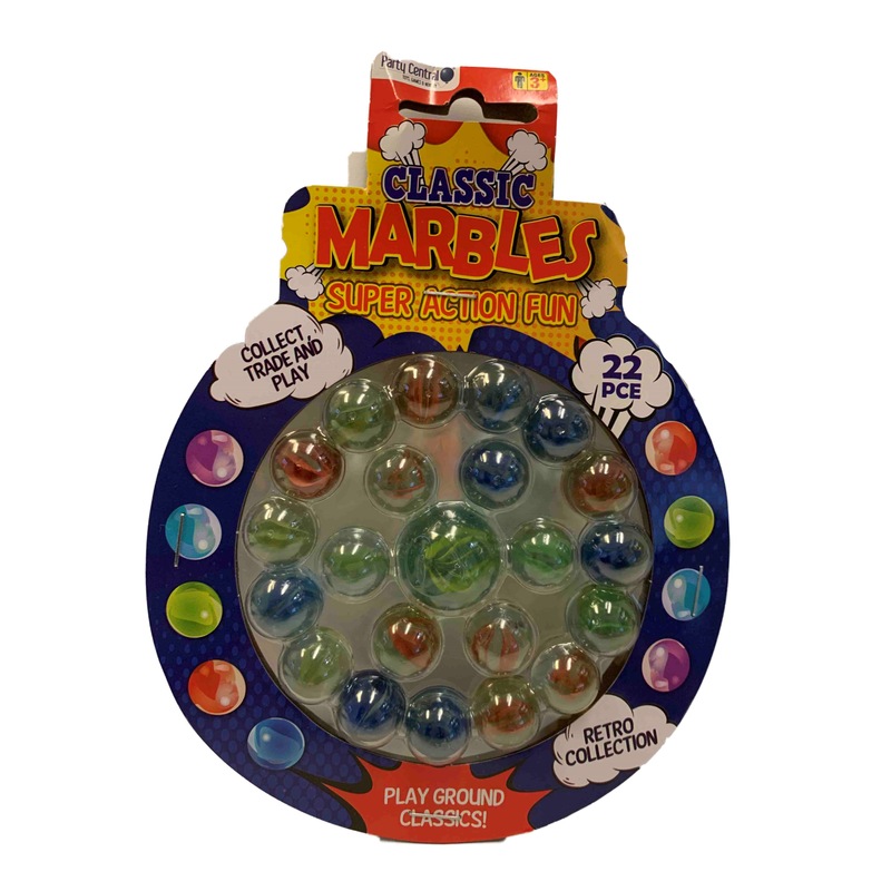 Buy Classic Marbles 22Pc Glass Marbles Round Glass Marbles Toy MyDeal