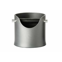 Crema Pro Coffee Knock Bin Espresso Grinds Tamper Waste Container Box - Grey