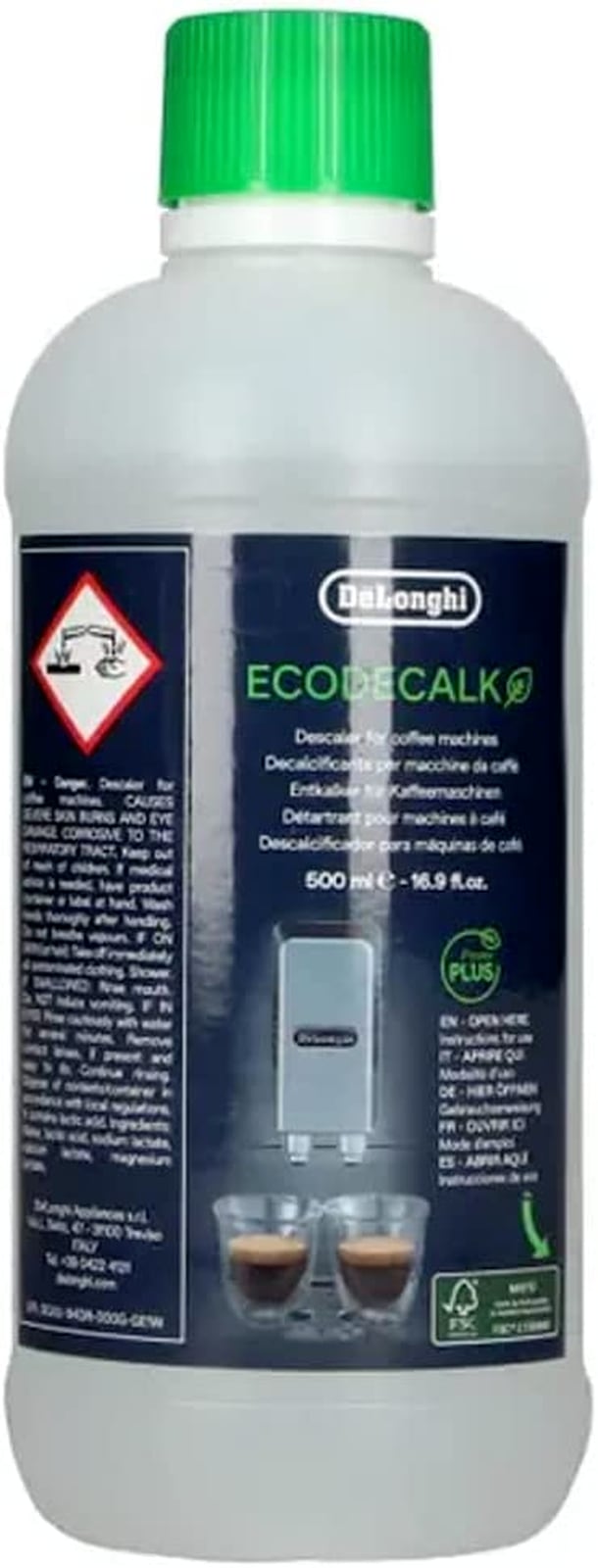 Buy De Longhi Ecodecalk DLSC500 Natural Descaler for Coffee