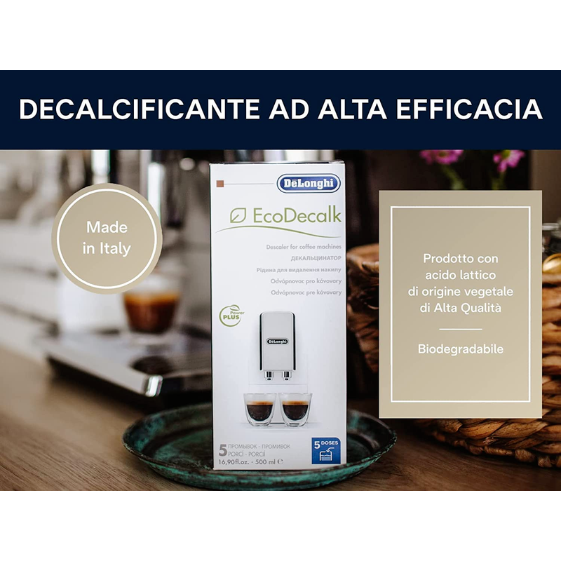 Buy De Longhi Ecodecalk DLSC500 Natural Descaler for Coffee Machines 500ML  Pack - MyDeal