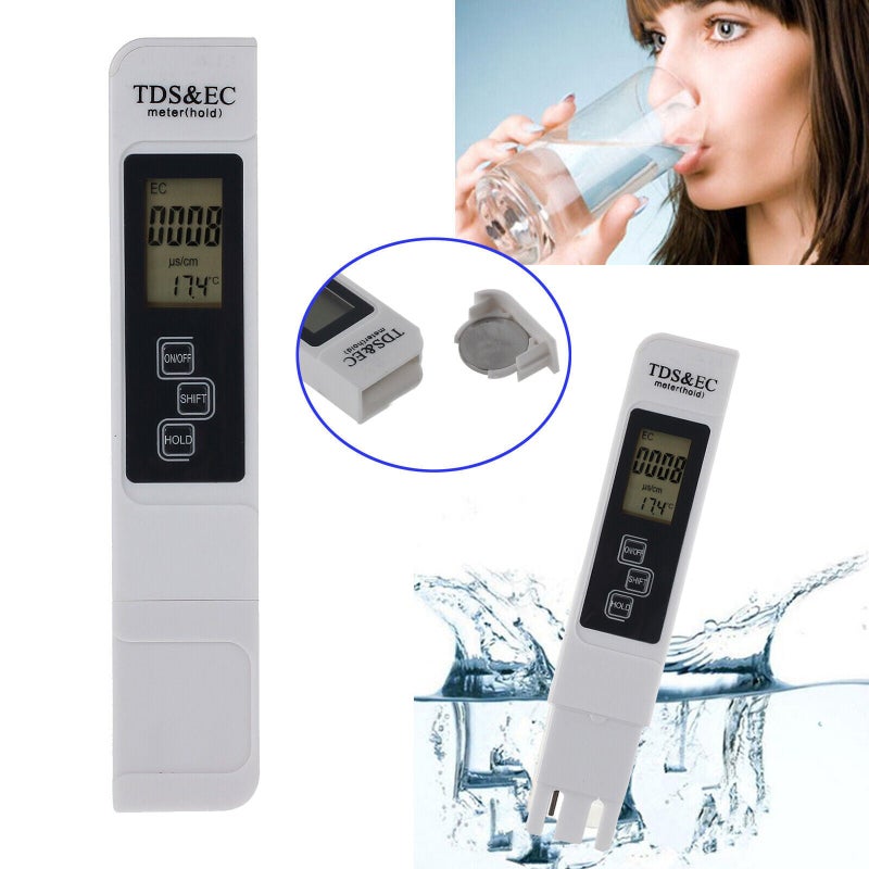 Buy Digital Water Quality Test Pen TDS EC Meter Tool Hydroponics ...