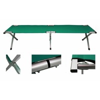Folding Camping Bed Stretcher Light Weight Camp Portable Lightweight w/Carry Bag