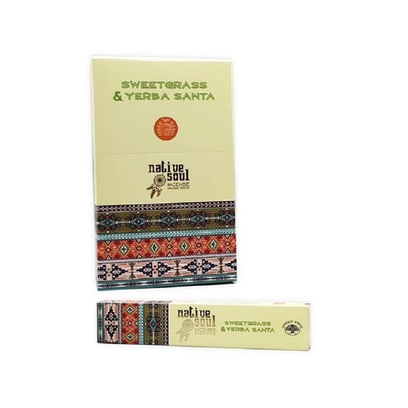 Buy Sweetgrass and Yerba Santa Native Soul Incense Smudge Sticks 1