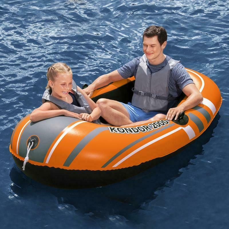 Buy Inflatable Boat Bestway Kondor 2000 UV Resistant Leak Proof Beach ...