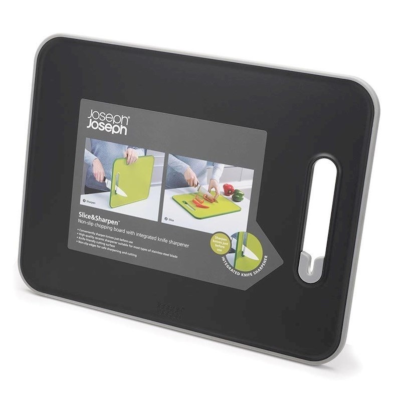 Joseph Joseph Slice N Sharpen Chopping Board Integrated Knife Ceramic