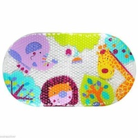 KIDS SAFARI PVC NON SLIP BATH MAT BATHTUB MAT CHILD KID SHOWER MAT BRAND NEW