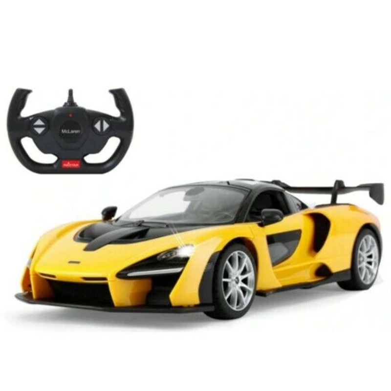 Buy McLaren Senna Yellow 1:14 Licensed Rastar Radio Remote Control Car