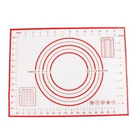 Non Stick Food Grade Silicone Pastry Baking Mat Dough Cake Heat Resistant 60x40