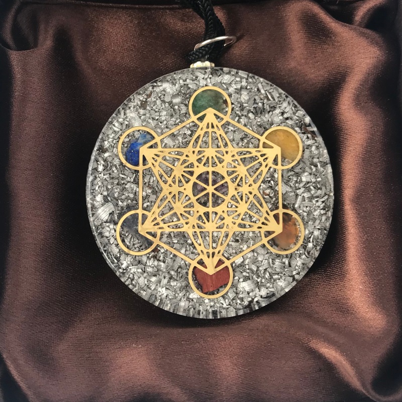 Buy Orgonite Pendant Orgone Metatron Cube Sacred Geometry MyDeal
