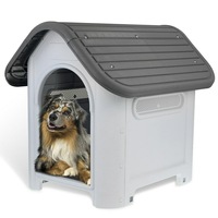 Buy Portable Dog Kennel Pet Weatherproof Plastic House Outdoor Indoor ...