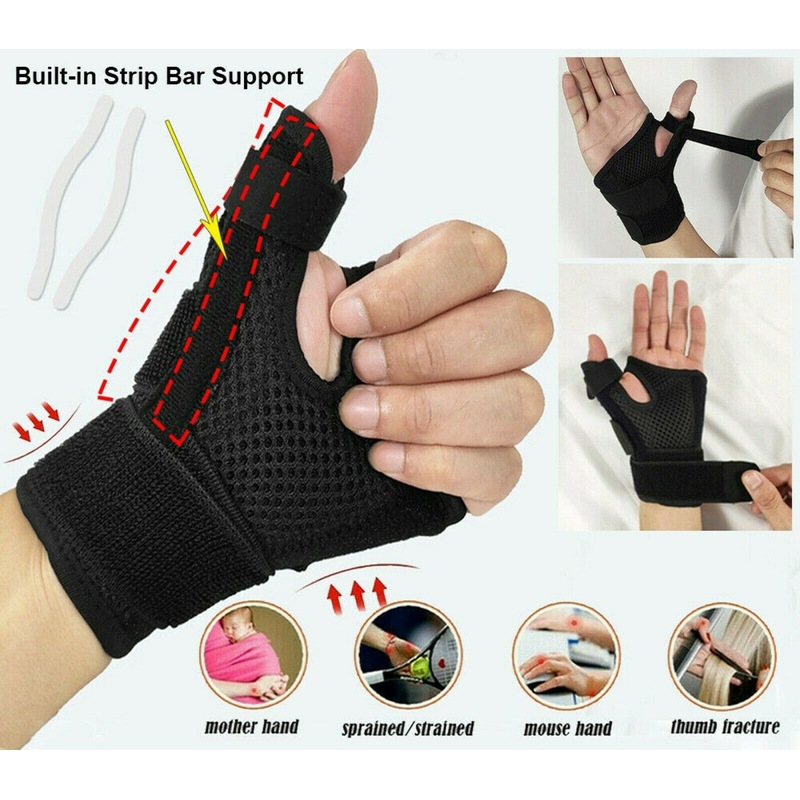 Buy Thumb Spica Splint Wrist Brace Support Stabiliser De Quervains ...