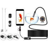 Waterproof HD Endoscope USB Type-C Borescope Inspection Snake Camera Android 2M