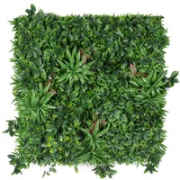 Green Meadows Artificial Vertical Garden / Fake Green Wall 1m x 1m UV Resistant