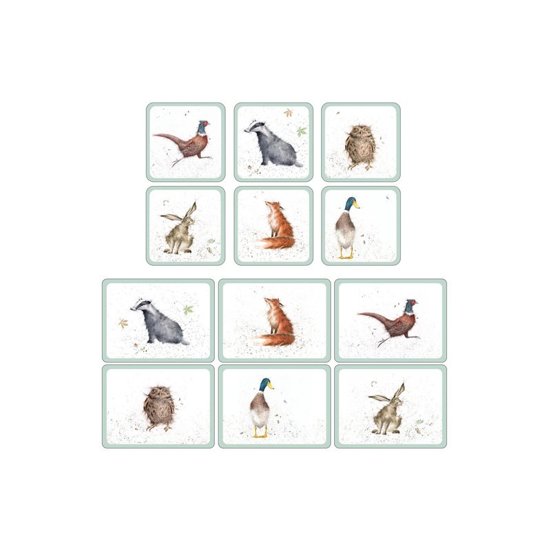 Buy Pimpernel Wrendale Designs Placemats and Coasters Set of 6 MyDeal