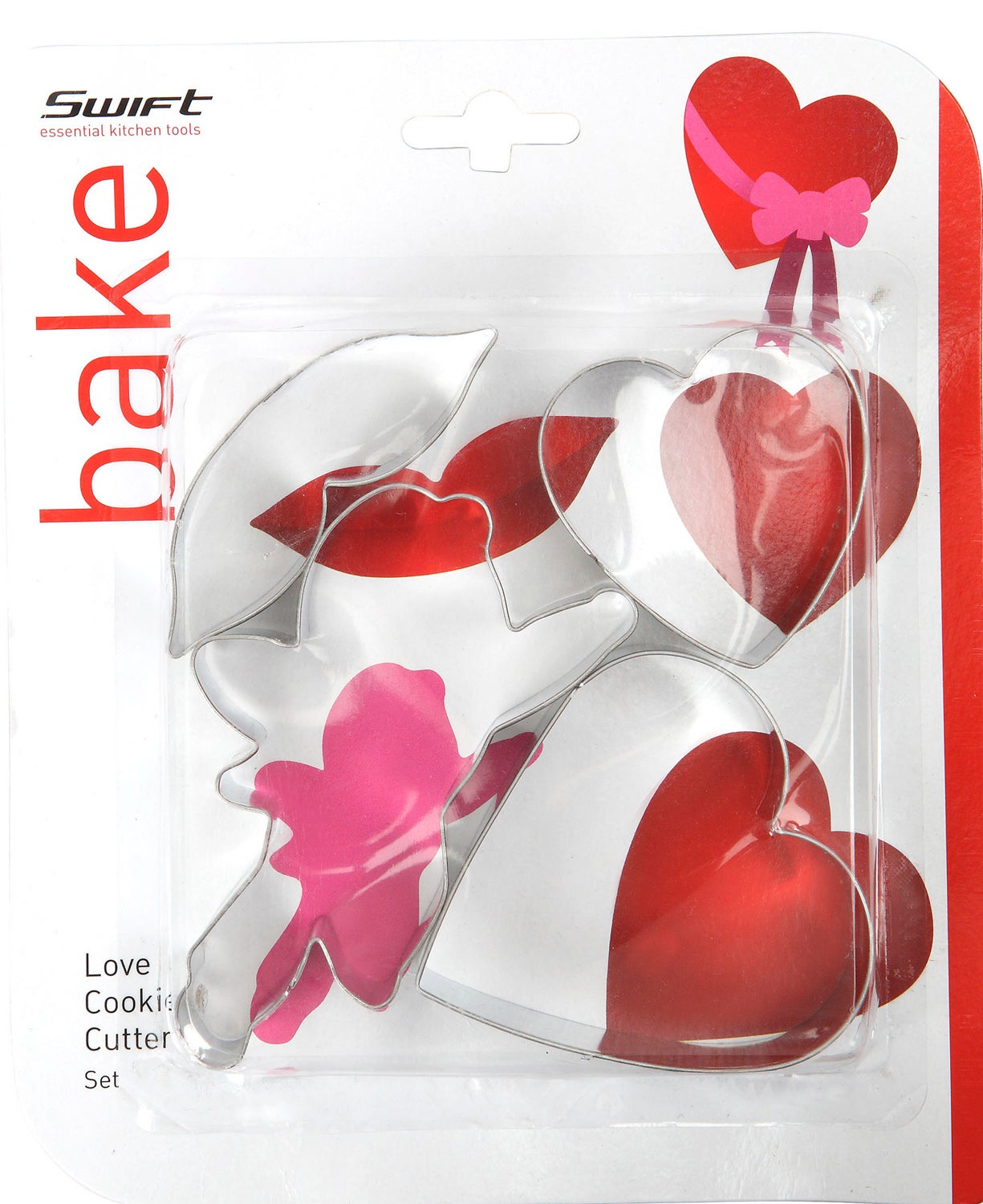 Swift Set of 4 Valentine Themed Cookie Cutters