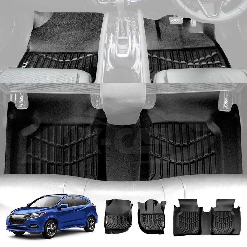 Buy 3D AllWeather Floor Mats for Honda HRV HRV Vezel 20142021 Heavy