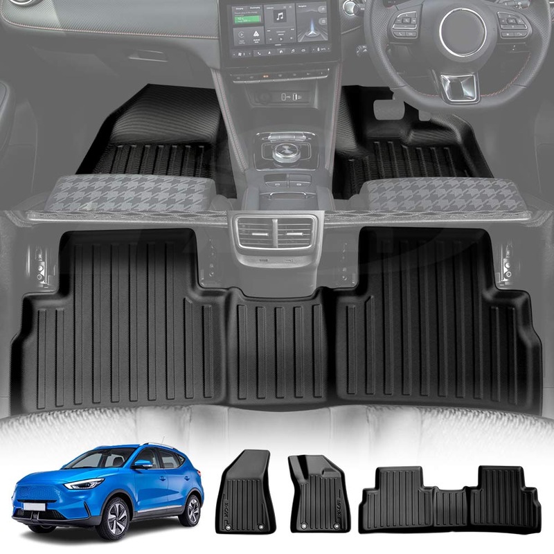 Buy 3D AllWeather Floor Mats for MG ZS EV Electric SUV 20202024 Heavy Duty Customized Car