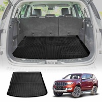 3D Moulded Heavy Duty Waterproof Cargo Rubber Mat Boot Liner Luggage Tray Fit for Ford Everest 2015 2016 2017 2018 2019 2020 2021 2022