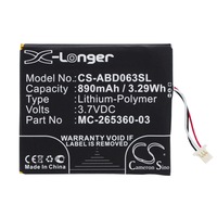 Amazon Kindle 7/Kindle 8/58-000083/58-000151/MC-265360-03/SY69JL/WP63GW eReader Replacement Battery