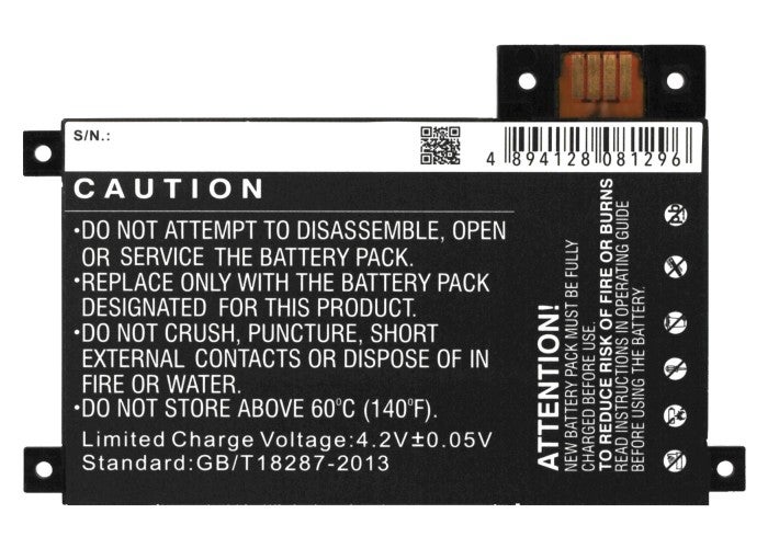 Amazon Kindle touch D01200 eReader Replacement Battery
